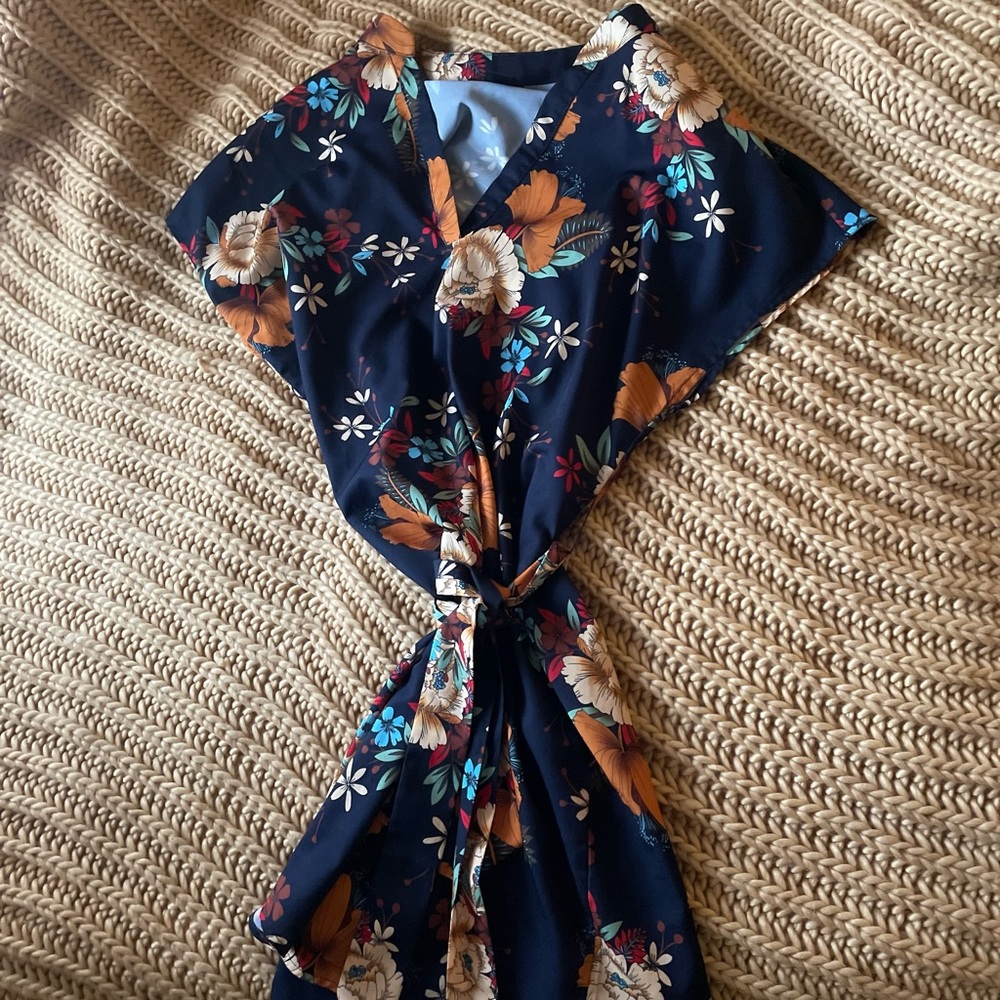 Navy blue dress